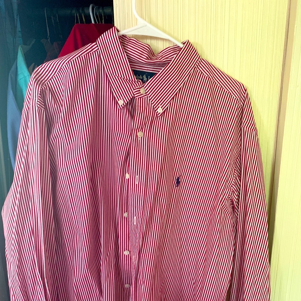 Like new, polo Ralph Lauren Oxford, 2XL